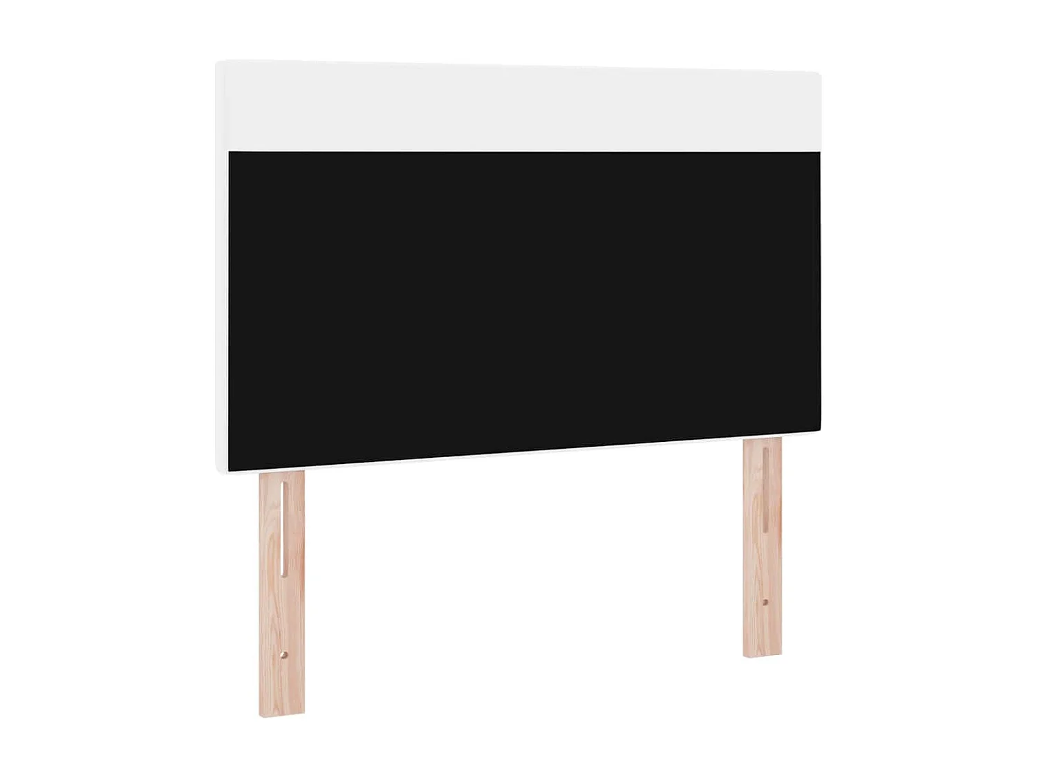 Tête de lit Montage mural | Panneau de tête pour lit Moderne  avec tête de lit Blanc 90 cm PVC