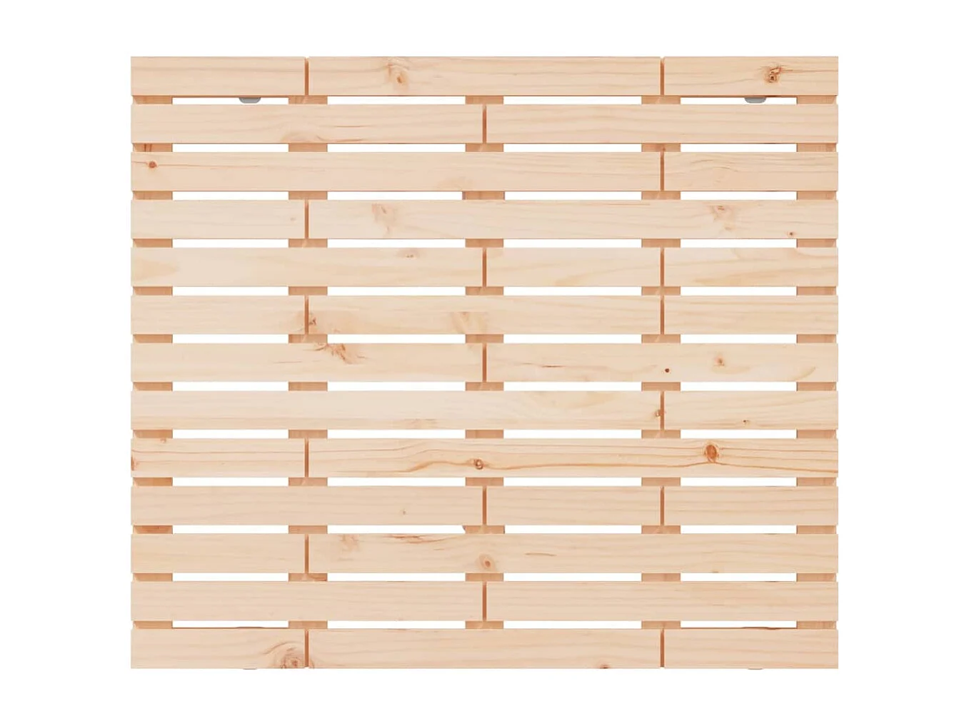 Cabecero de Cama | Cabezal de cama | Mueble de cabecero de pared madera maciza de pino 126x3x91,5 cm