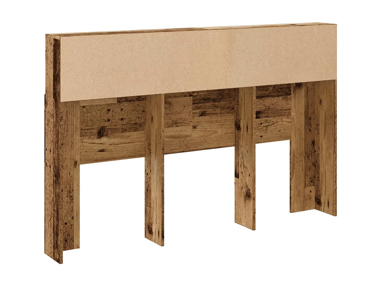 Tête de Lit avec rangement | Armoire de tête de lit vieux bois 160x19x103,5 cm