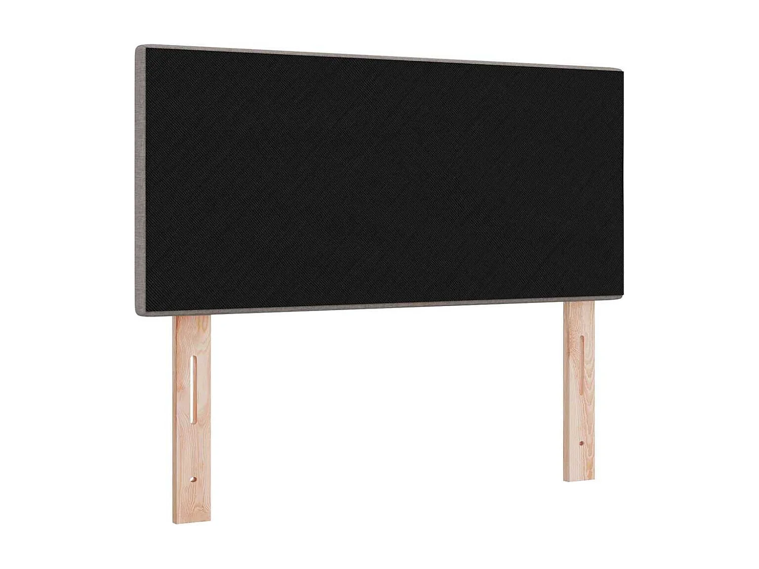 Tête de Lit | Panneau de tête pour lit Moderne LED avec des lumières à LED Taupe 90 cm tissu