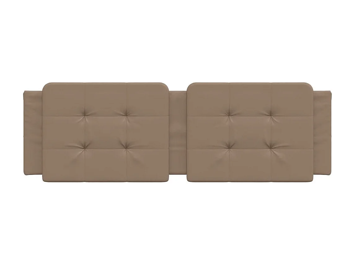 Tête de lit | Coussin de tête de lit | Tête de lit décoratif cappuccino 160 cm similicuir