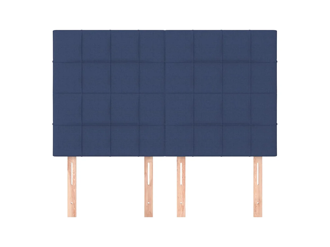 Têtes de lit | Panneaux de tête pour lit Moderne 4 pcs Bleu 72x5x78/88 cm Tissu