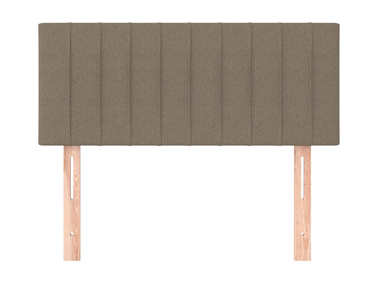 Tête de Lit | Panneau de tête pour lit Moderne Taupe 90x5x78/88 cm Tissu