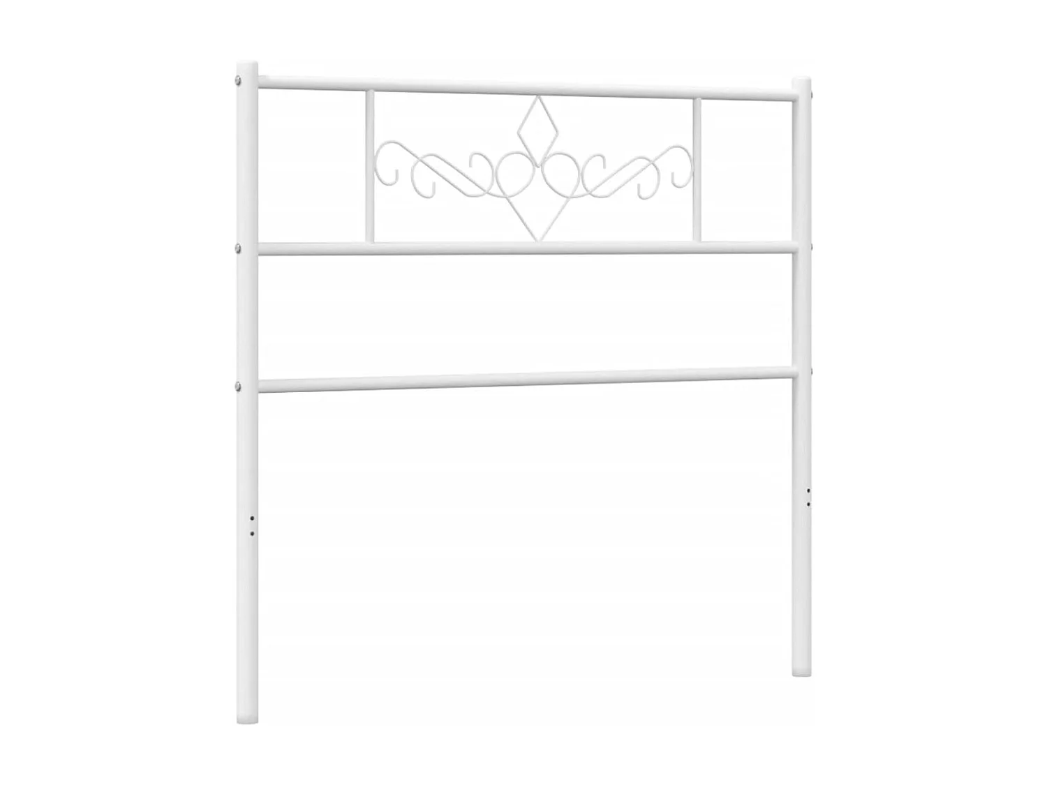 Mueble cabecero | Cabezal de cama | Cabecero de metal blanco 75 cm