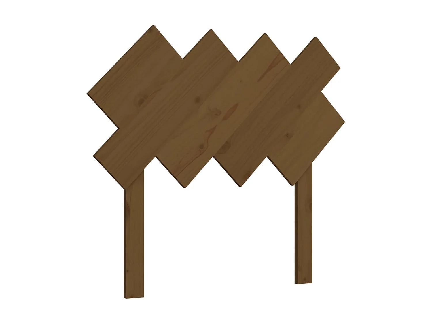 Tête de Lit | Panneau de tête pour lit Moderne Marron miel 92x3x81 cm Bois massif de pin