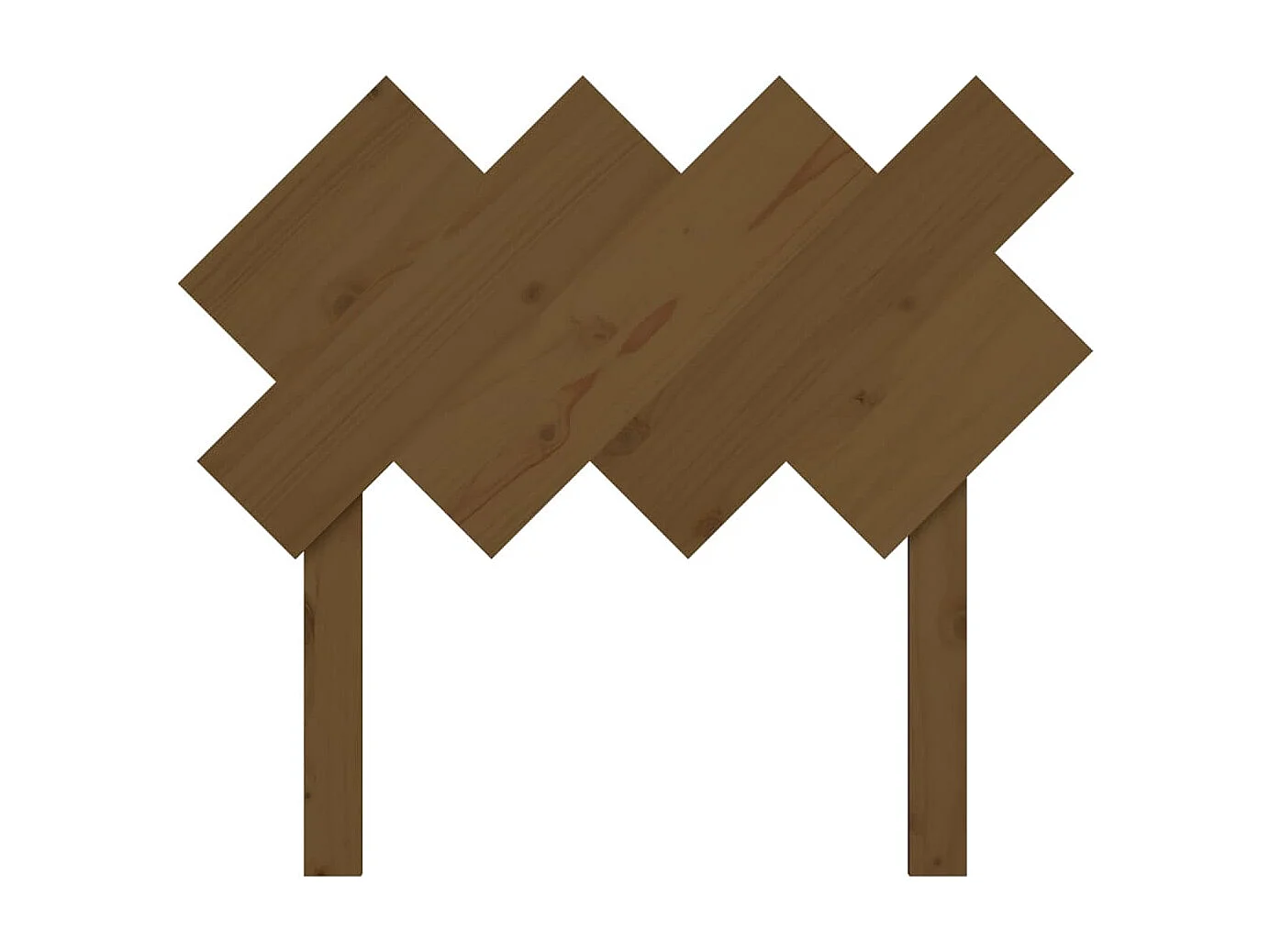 Tête de Lit | Panneau de tête pour lit Moderne Marron miel 92x3x81 cm Bois massif de pin