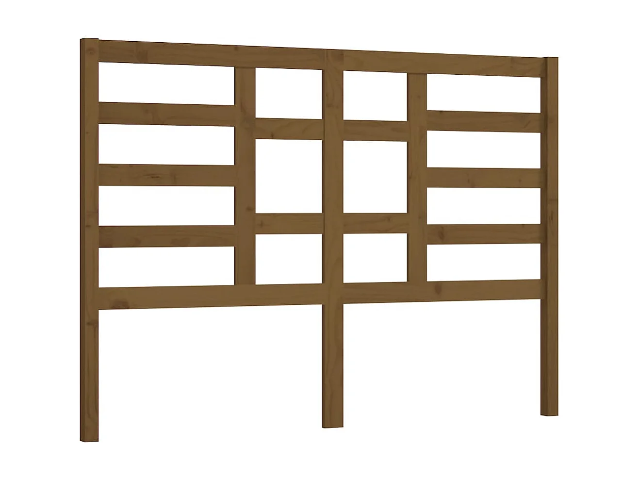Hoofdbord | Hoofdeinde 166x4x104 cm massief grenenhout honingbruin