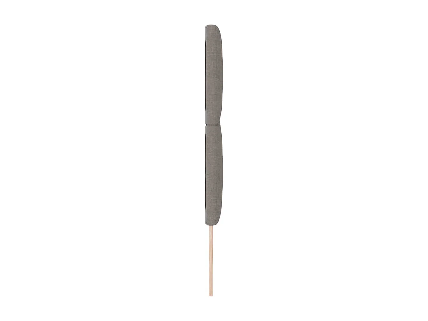 Tête de Lit | Panneau de tête pour lit Moderne avec des lumières à LED Réglable Taupe 200 cm tissu