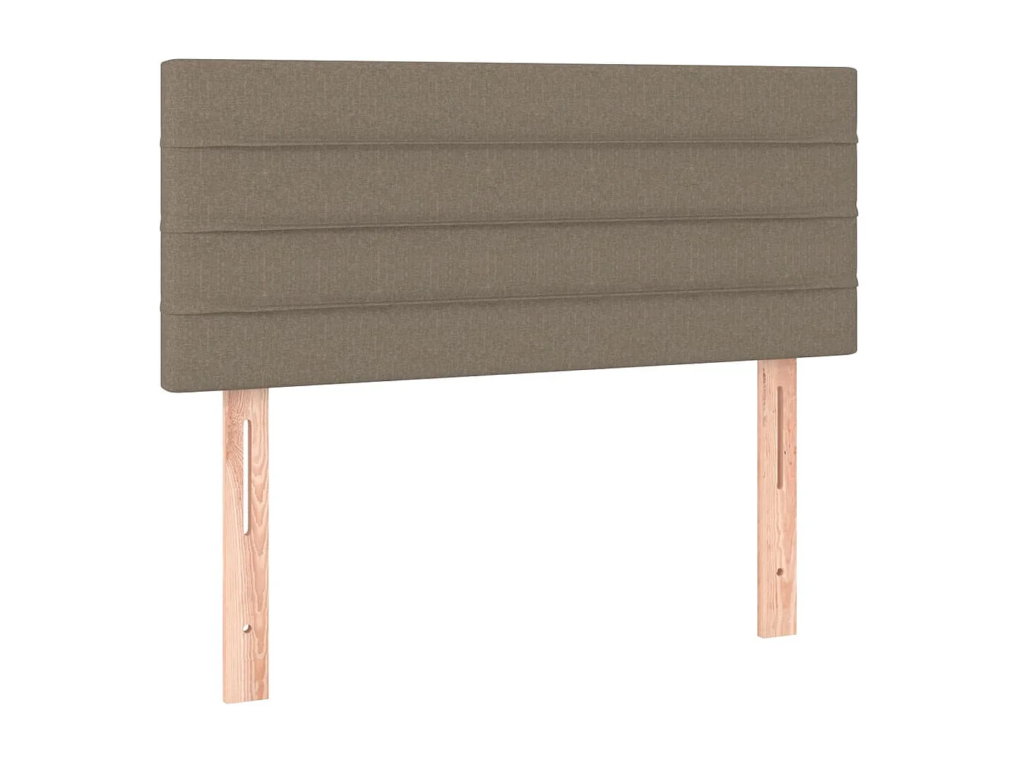 Hoofdbord | Hoofdeinde LED 80x5x78/88 cm stof taupe