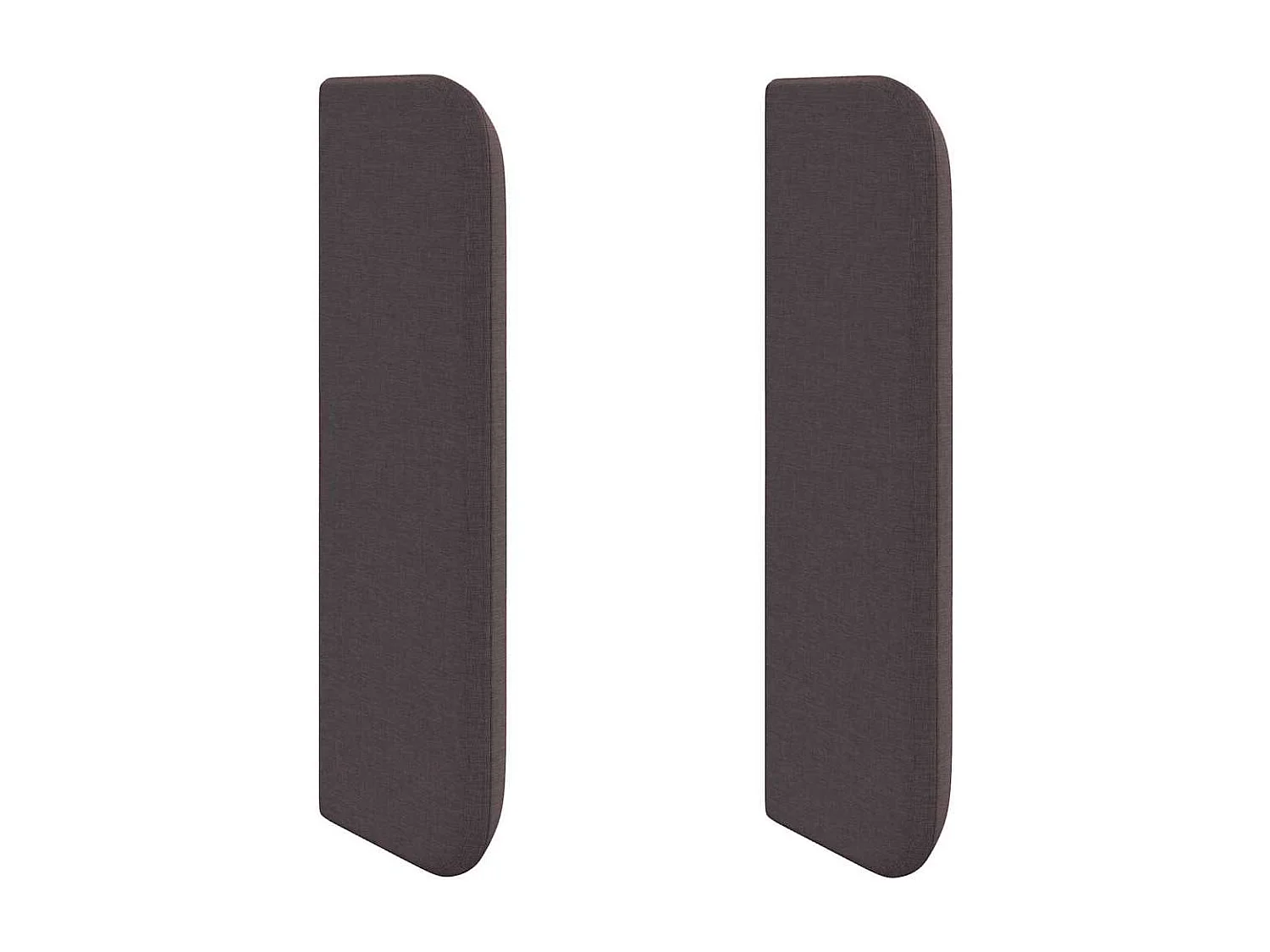 Oreille de Tête de Lit | tête pour lit Moderne Réglable Marron 16 x 40 x 4,5 cm tissu