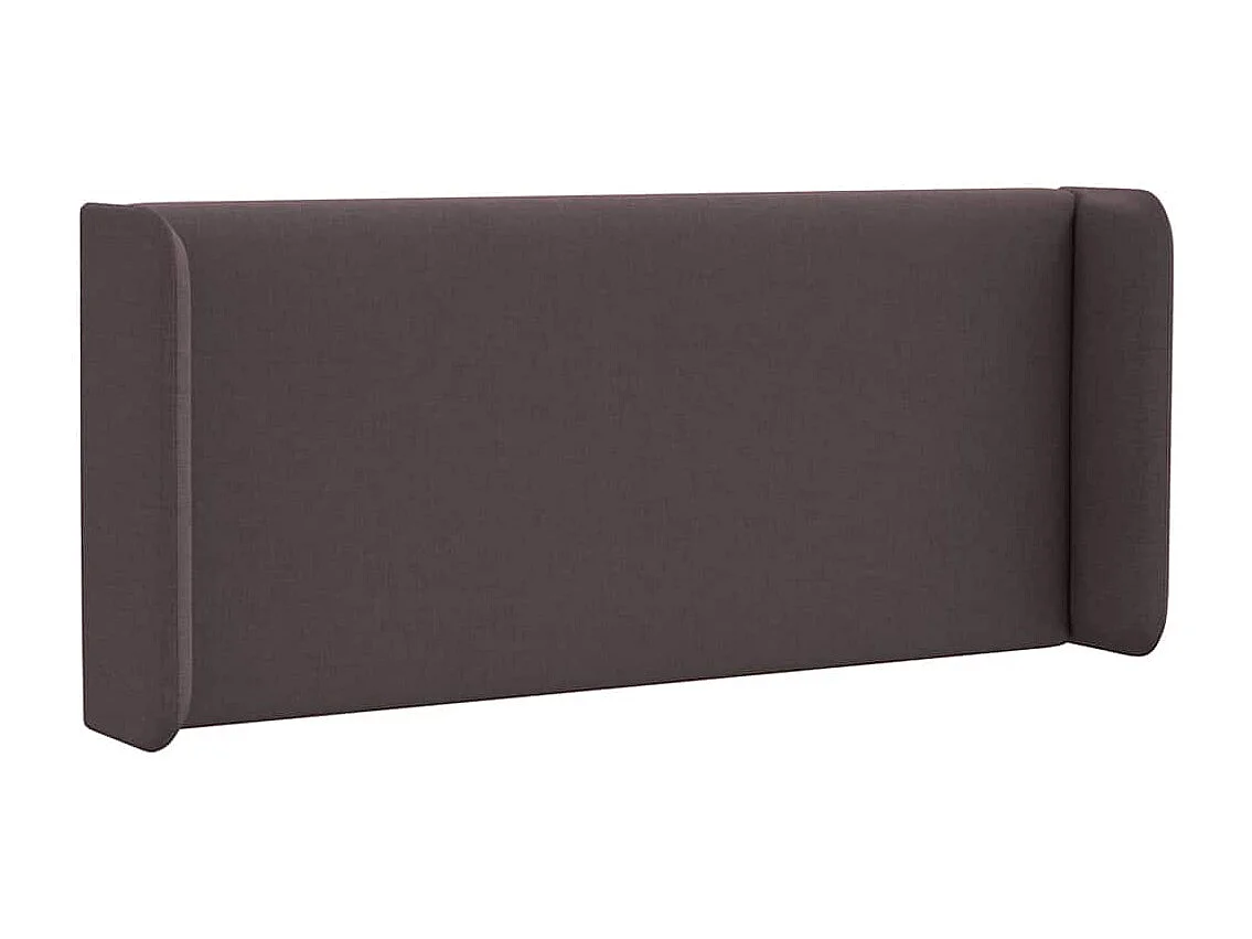 Oreille de Tête de Lit | tête pour lit Moderne Réglable Marron 16 x 40 x 4,5 cm tissu