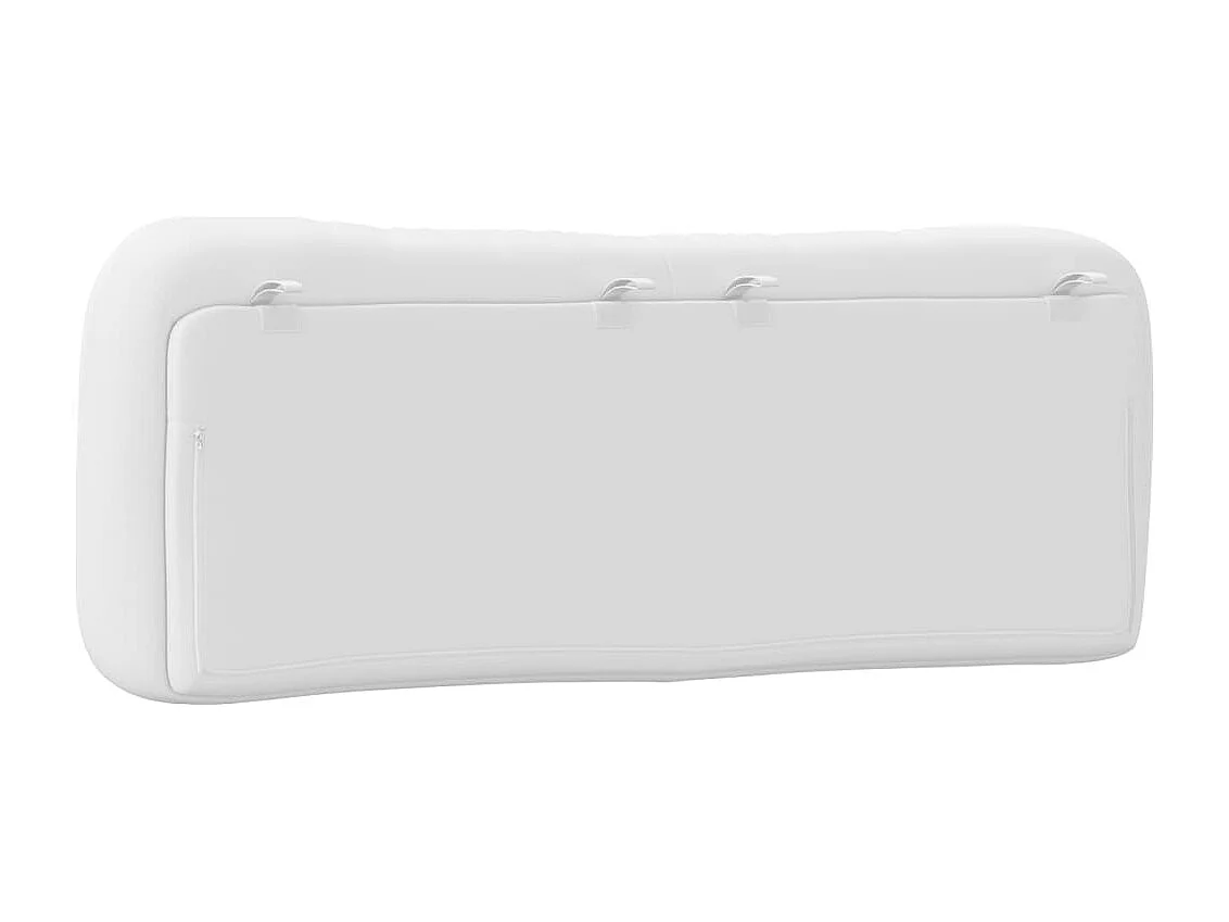 Tête de lit | Coussin de tête de lit | Tête de lit décoratif blanc 140 cm similicuir