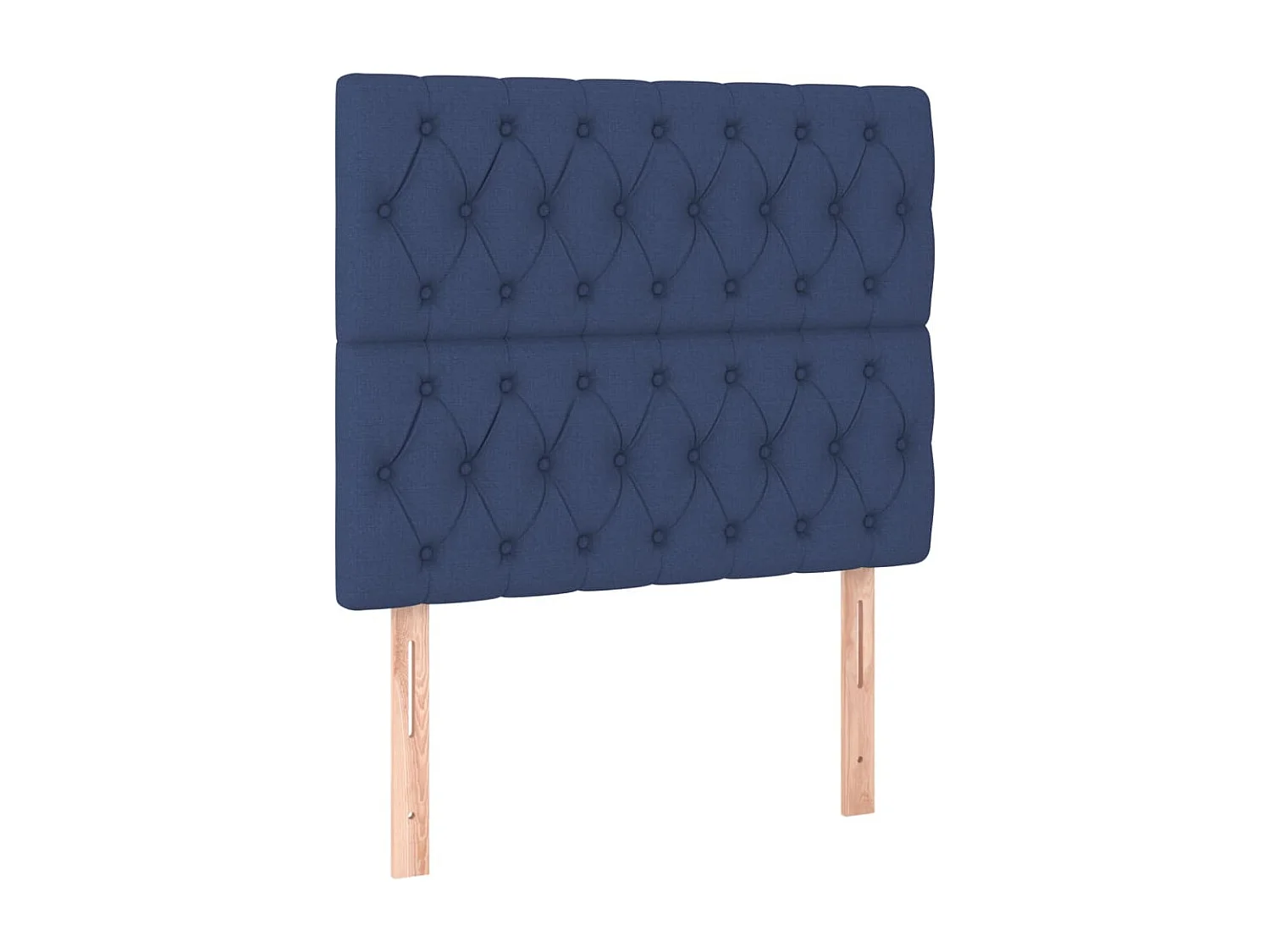 Hoofdbord | Hoofdeinde LED 100x7x118/128 cm stof blauw