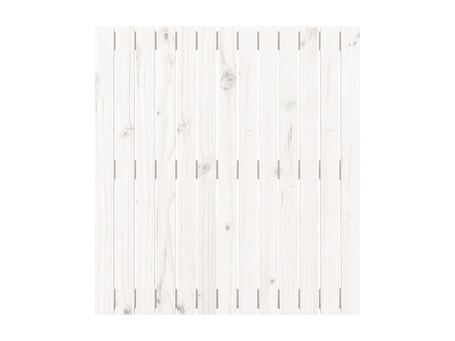 Tête de lit murale | Panneau de tête pour lit Moderne  Blanc 82,5x3x90 cm Bois massif de pin
