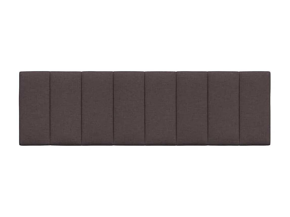 Tête de lit | Coussin de tête de lit | Tête de lit décoratif marron foncé 160 cm tissu