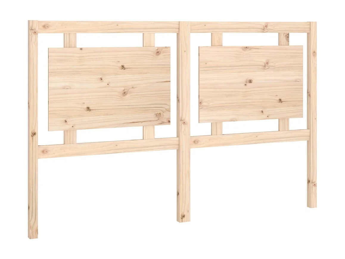 Tête de Lit | Panneau de tête pour lit Moderne 155,5x4x100 cm Bois massif de pin