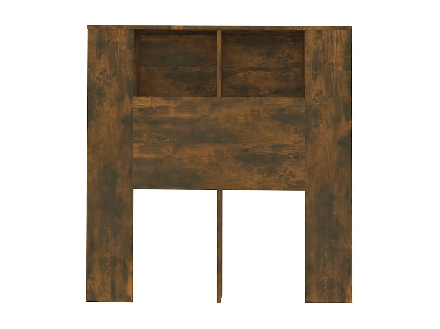 Tête de Lit avec rangement | Armoire de tête de lit Chêne fumé 100x18,5x102,5 cm