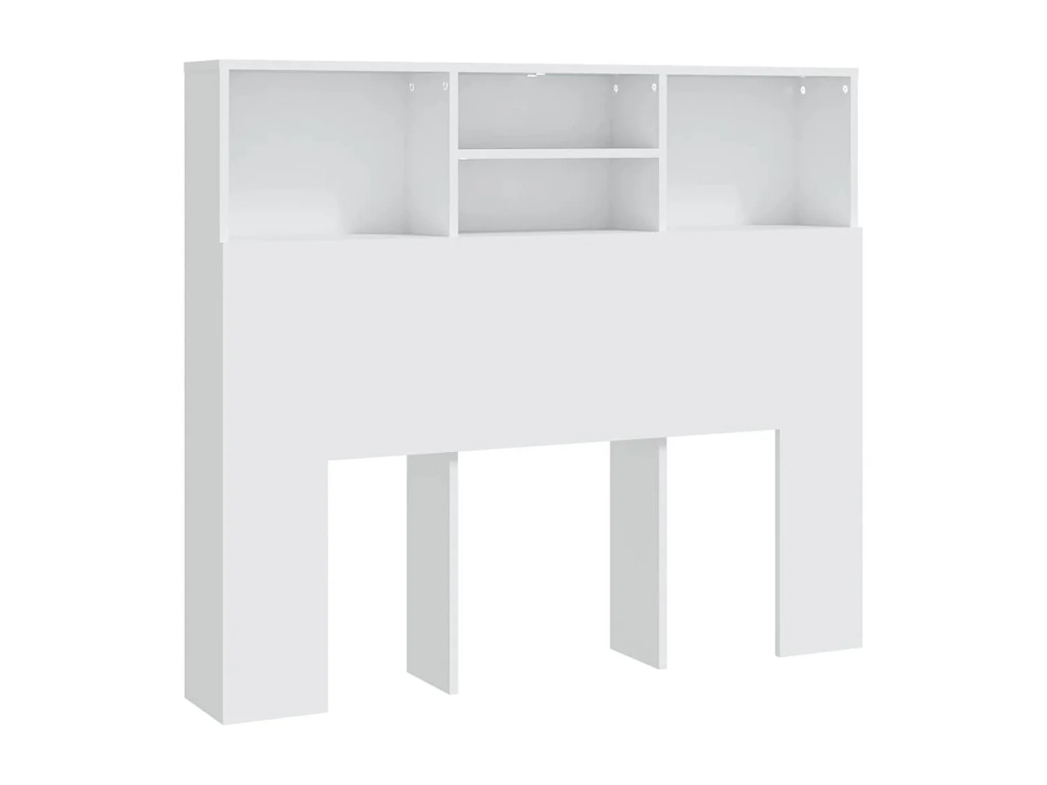 Cabecero de Cama | Cabezal de Cama | Mueble cabecero blanco 120x19x103,5 cm