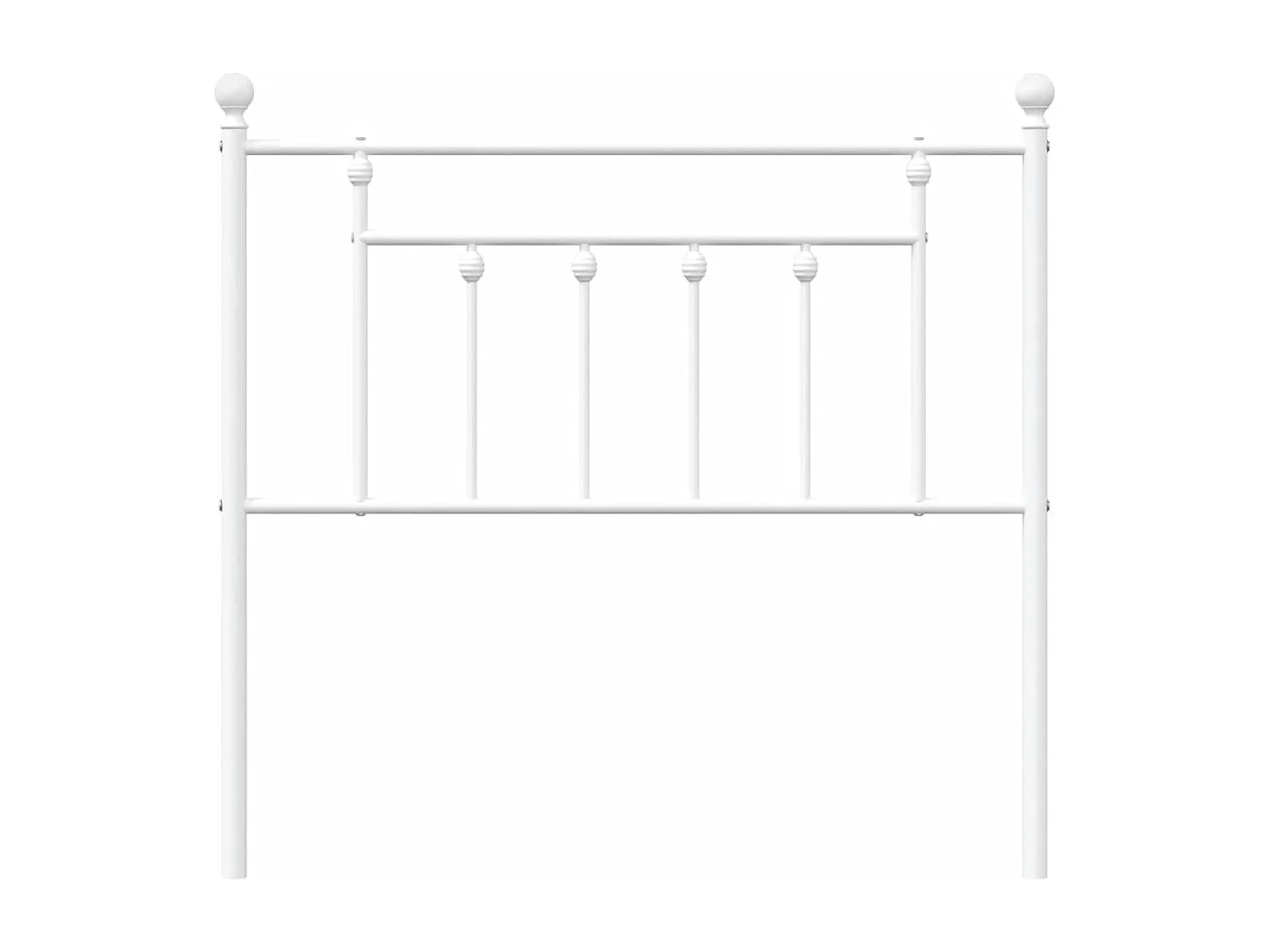 Tête de Lit | Panneau de tête pour lit Moderne métal blanc 90 cm