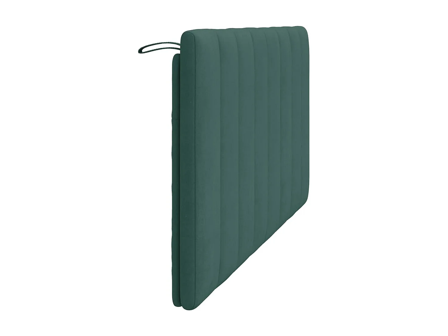 Tête de lit | Coussin de tête de lit | Tête de lit décoratif vert foncé 160 cm velours