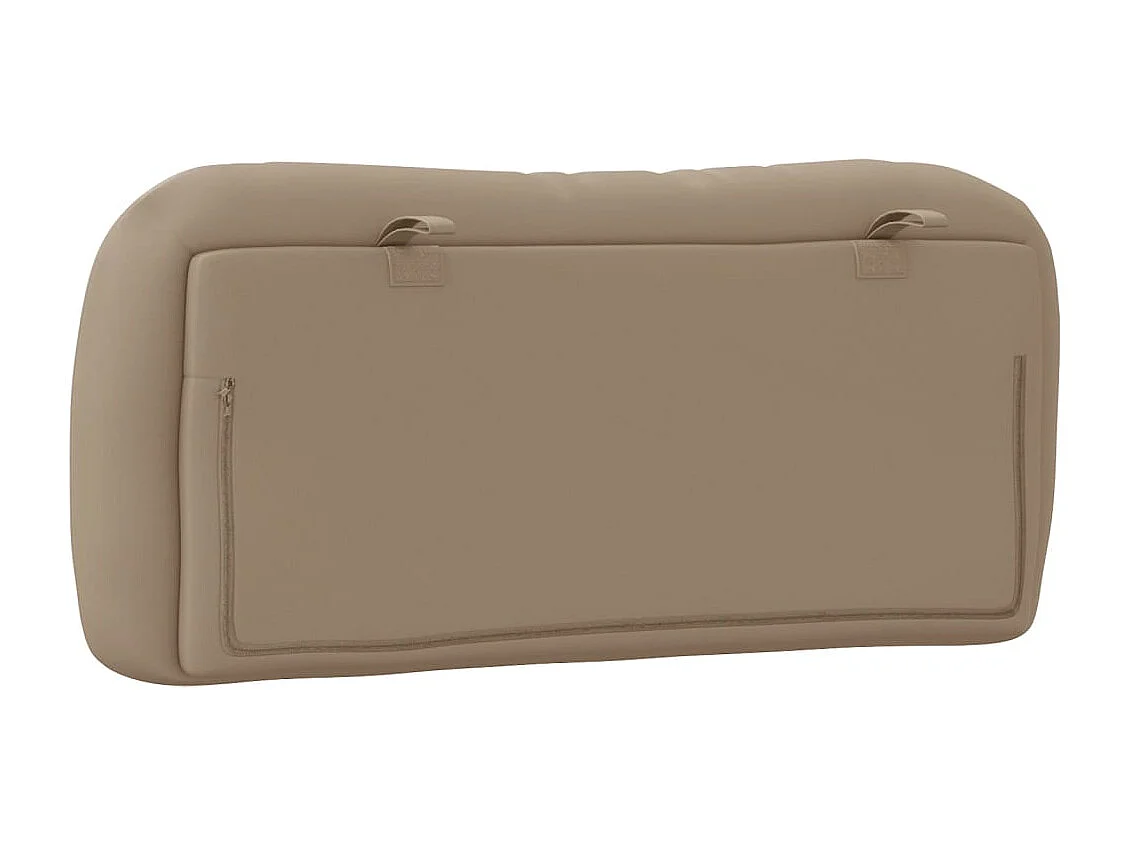 Tête de lit | Coussin de tête de lit | Tête de lit décoratif cappuccino 80 cm similicuir