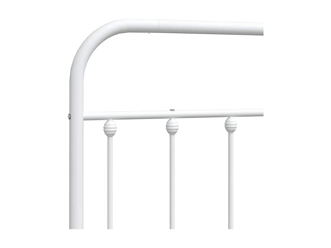 Mueble cabecero | Cabezal de cama | Cabecero de metal blanco 100 cm