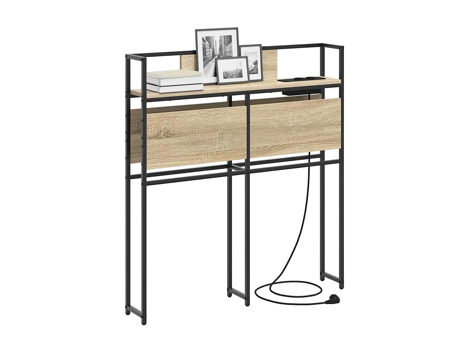 Tête de Lit de rangement | Panneau de tête pour lit Chêne sonoma 100 cm Bois d'ingénierie