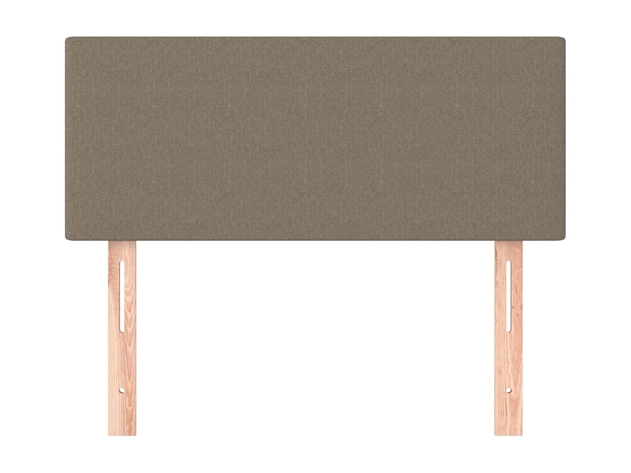 Tête de Lit | Panneau de tête pour lit Moderne Taupe 100x5x78/88 cm Tissu