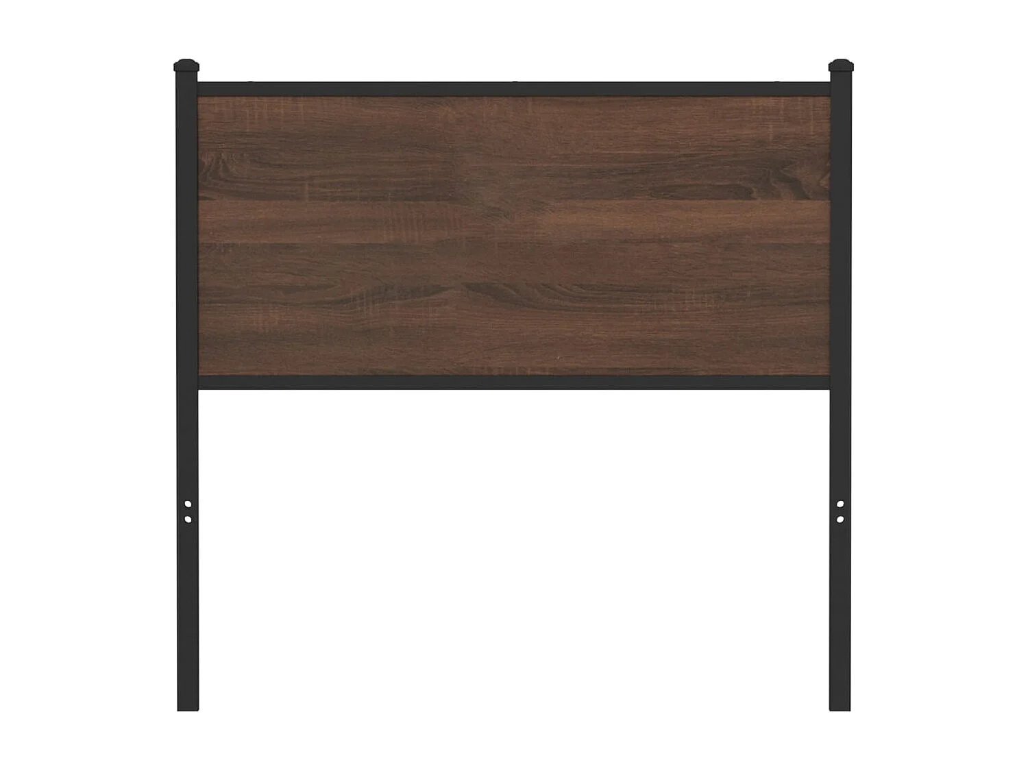 Tête de Lit | Panneau de tête pour lit Moderne chêne marron 80 cm bois d'ingénierie et acier