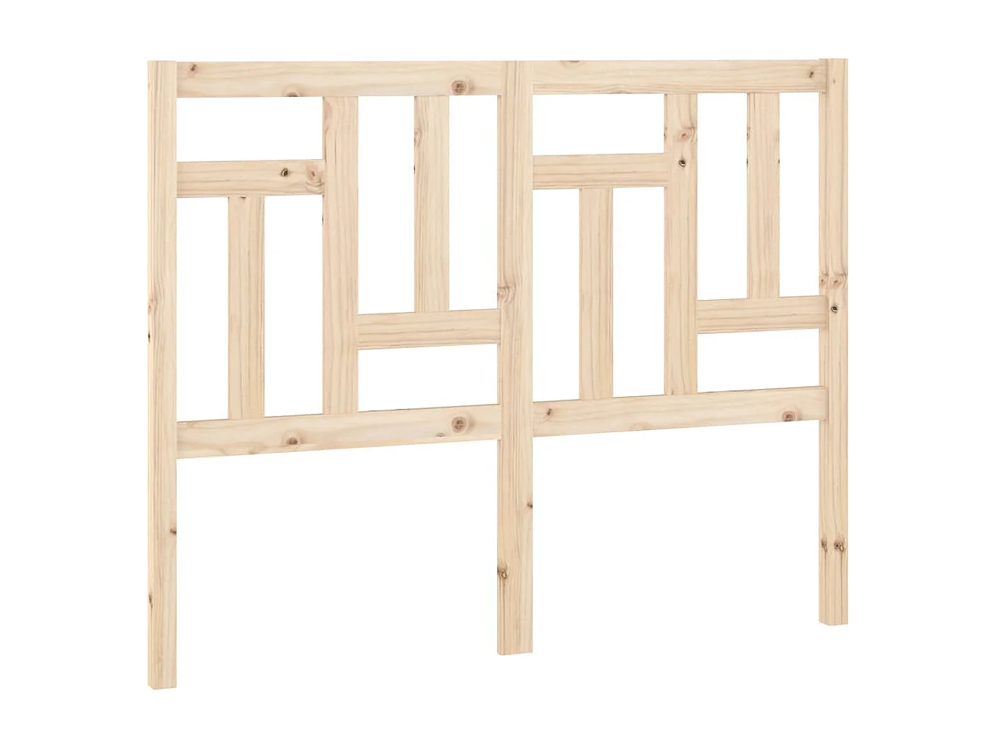 Tête de Lit | Panneau de tête pour lit Moderne 165,5x4x100 cm Bois massif de pin