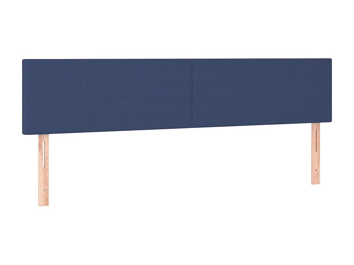 Hoofdbord | Hoofdeinde LED 180x5x78/88 cm stof blauw