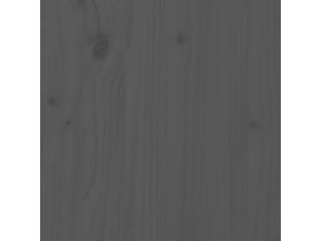 Tête de Lit | Panneau de tête pour lit Moderne Gris 96x4x104 cm Bois massif de pin
