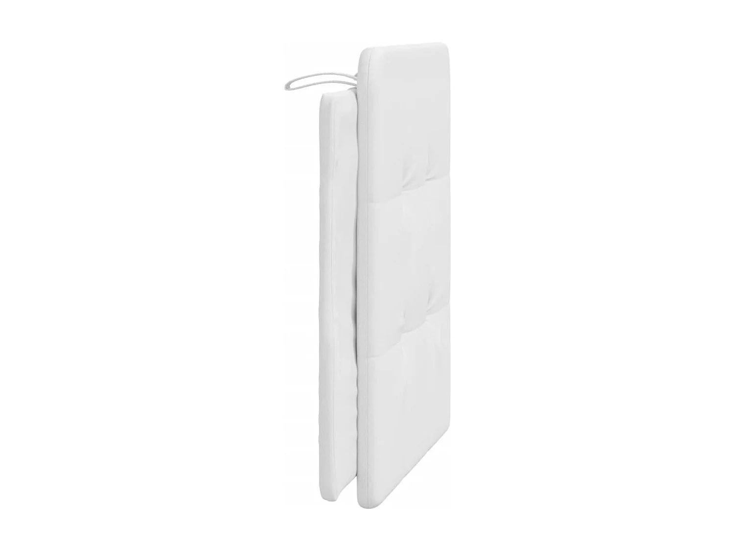 Tête de lit | Coussin de tête de lit | Tête de lit décoratif blanc 80 cm similicuir