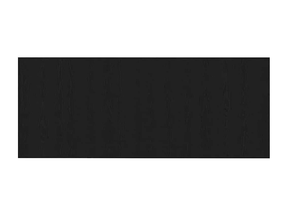 Tête de Lit | Panneau de tête pour lit Moderne Chêne noir 200x1,5x80 cm Bois d'ingénierie