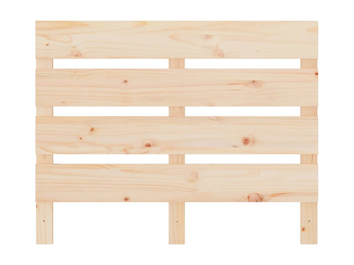 Cabecero de Cama | Cabezal de cama | Mueble de cabecero madera maciza de pino 90x3x80 cm