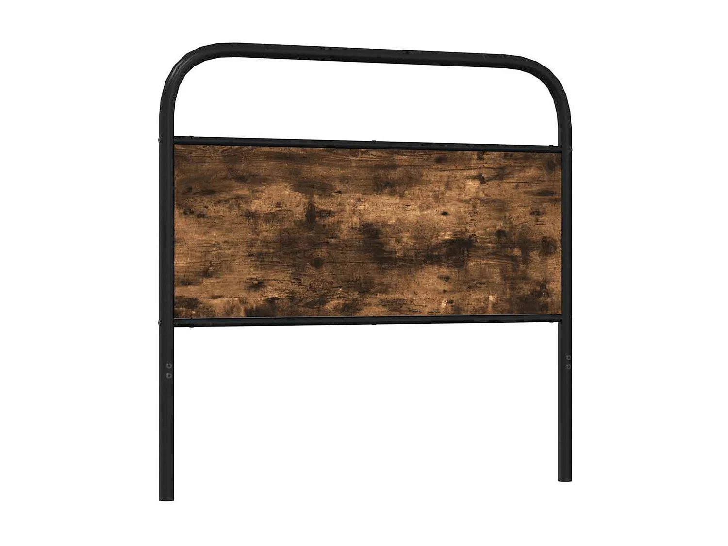Tête de Lit | Panneau de tête pour lit Moderne chêne fumé 100 cm acier et bois d'ingénierie