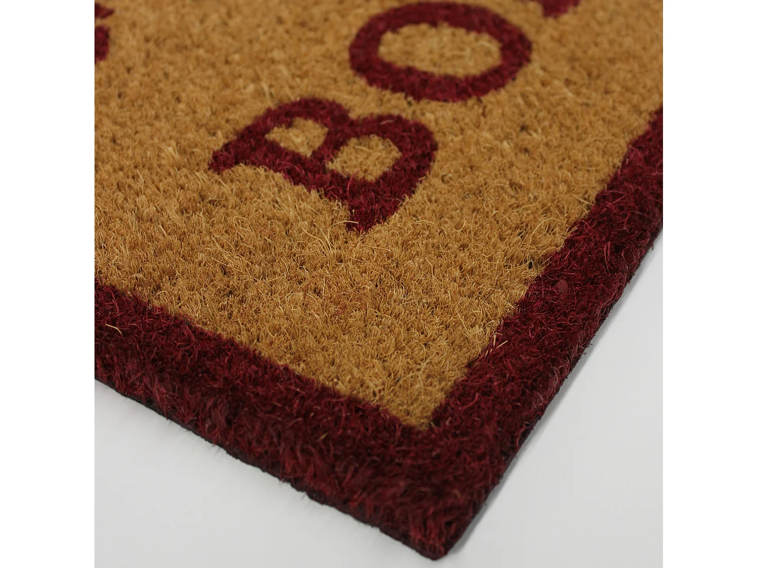 Paillasson en Coco "Maison Bonheur" 40x60cm Naturel