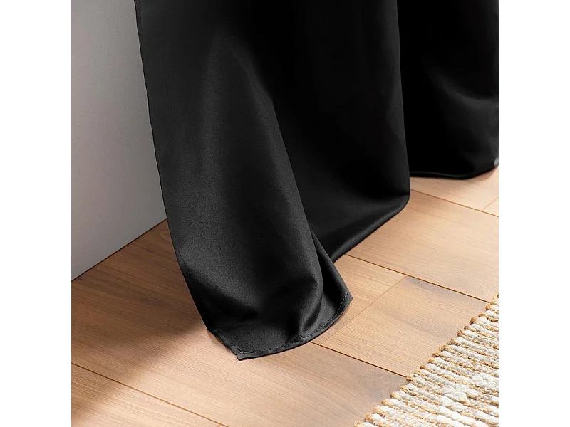 Rideau à Oeillets "Absolu" 140x280cm Noir