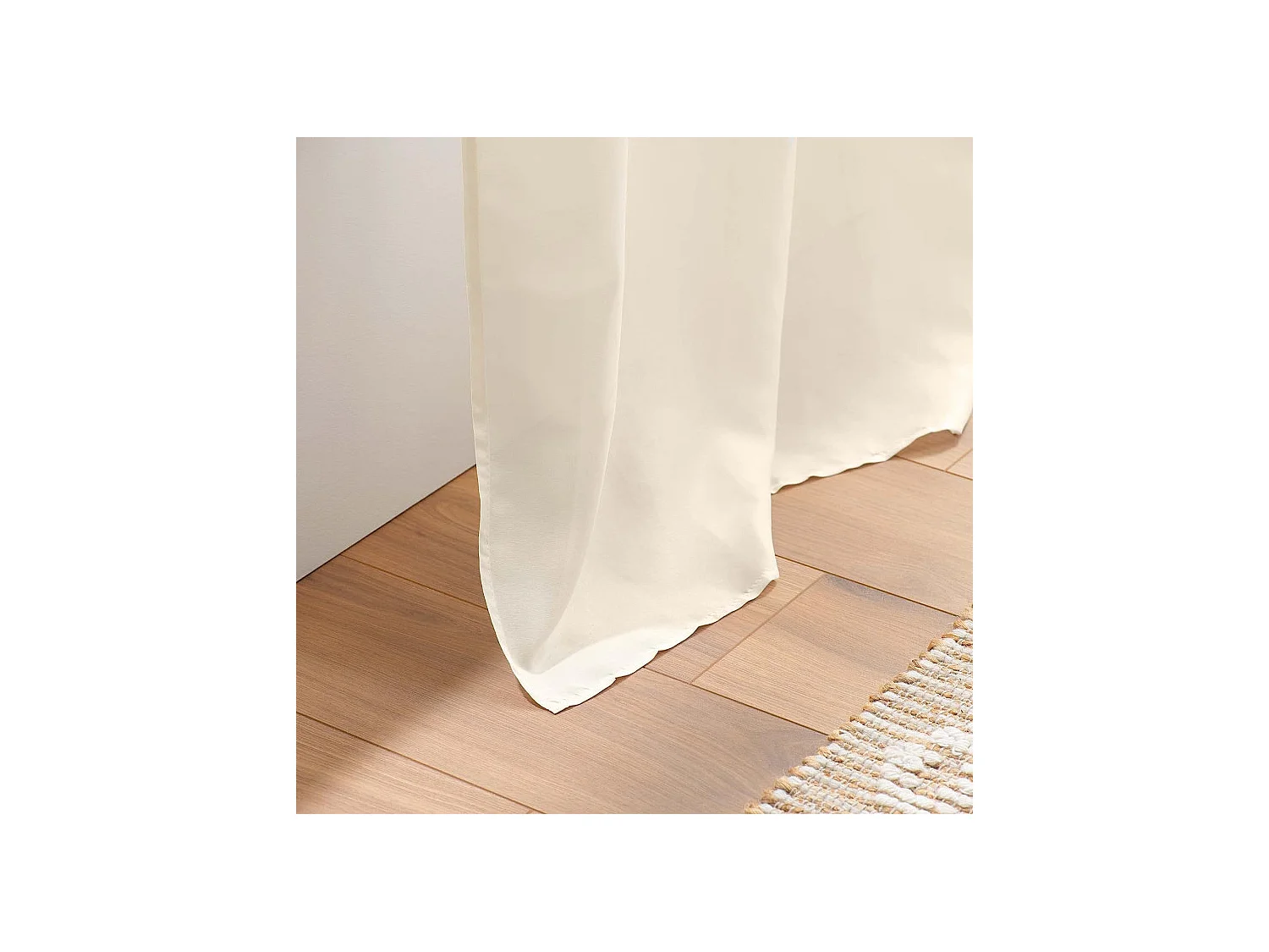 Rideau à Oeillets "Absolu" 140x280cm Naturel