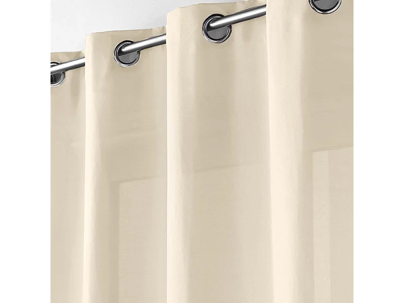 Rideau à Oeillets "Absolu" 140x280cm Naturel
