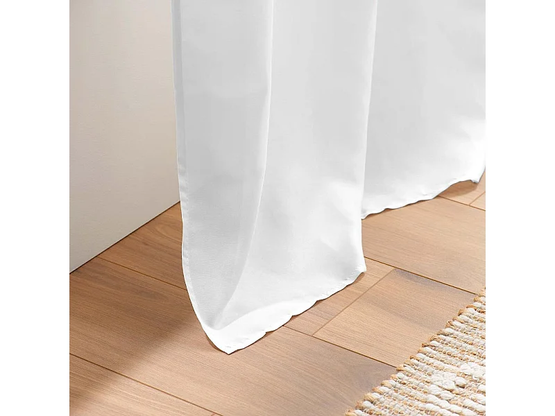 Rideau à Oeillets "Absolu" 140x280cm Blanc