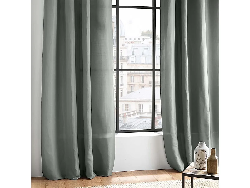 Rideau à Oeillets "Absolu" 140x260cm Gris