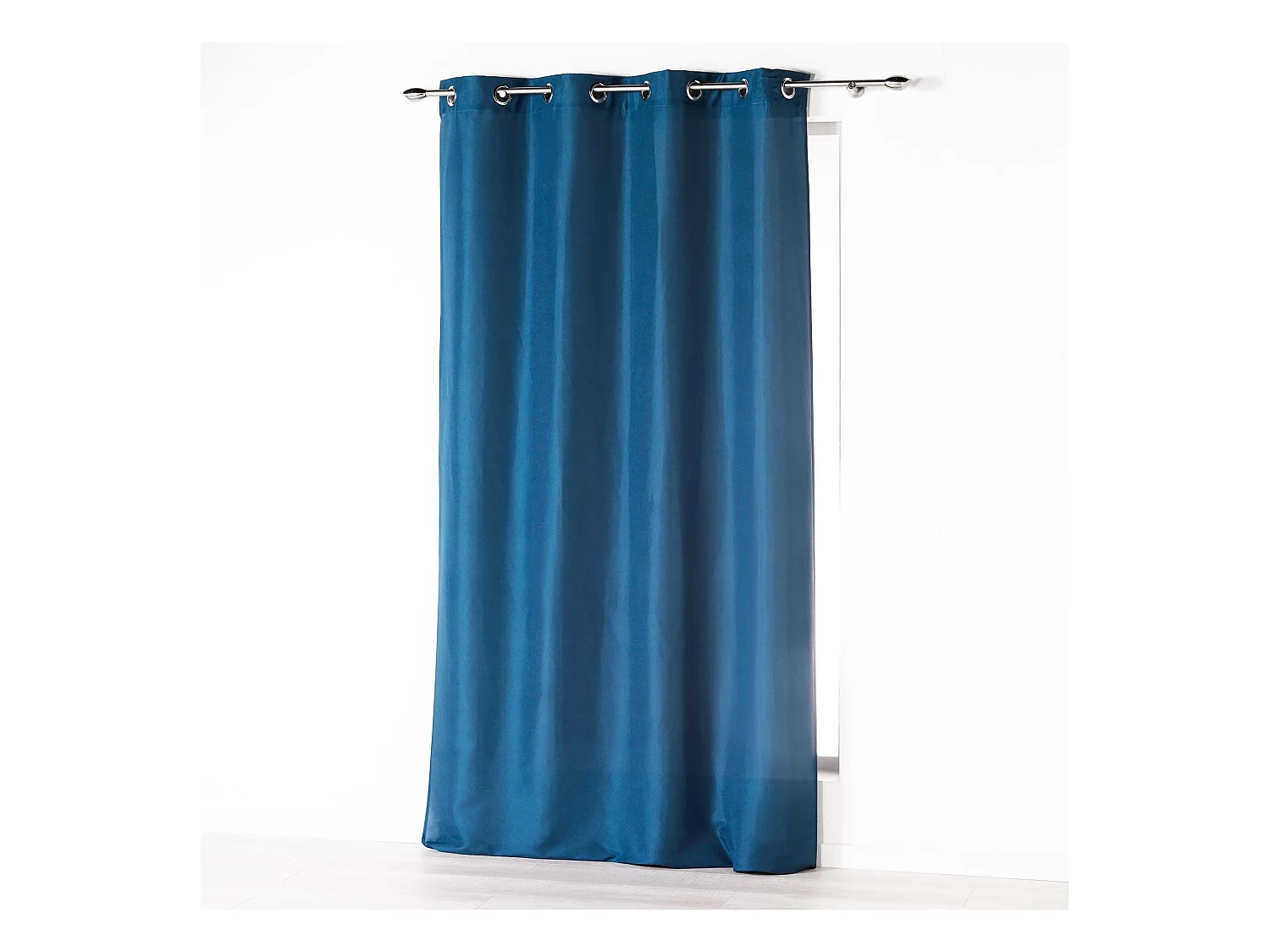 Rideau à Oeillets "Absolu" 140x280cm Bleu Indigo