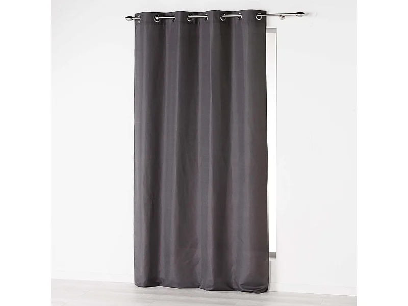 Rideau à Oeillets "Absolu" 140x280cm Anthracite