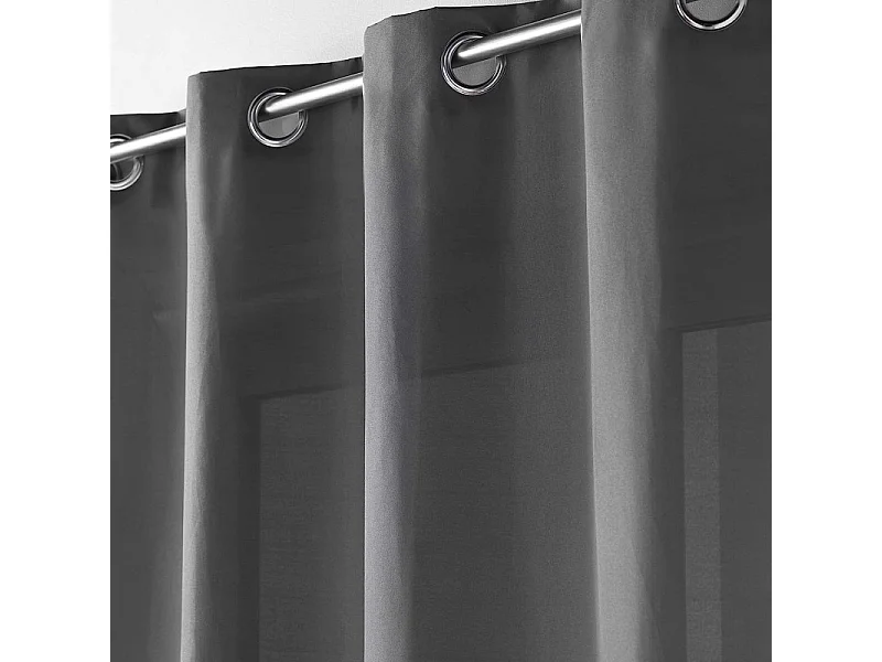 Rideau à Oeillets "Absolu" 140x280cm Anthracite