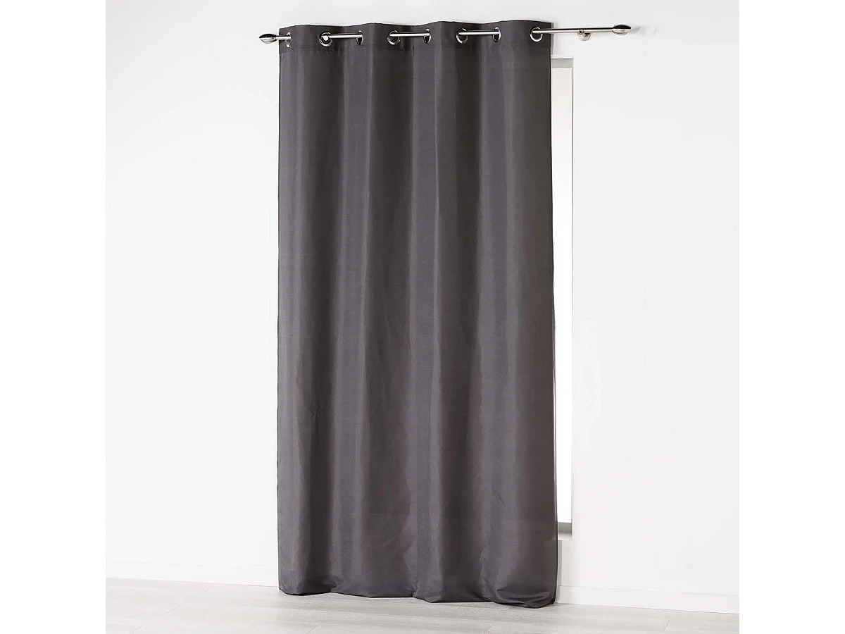 Rideau à Oeillets "Absolu" 140x280cm Anthracite