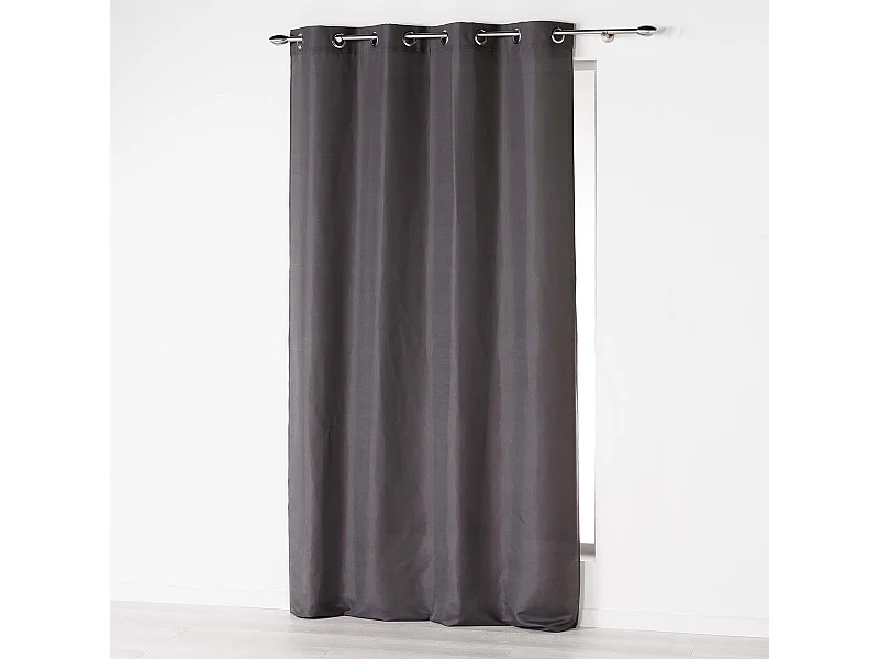 Rideau à Oeillets "Absolu" 140x280cm Anthracite