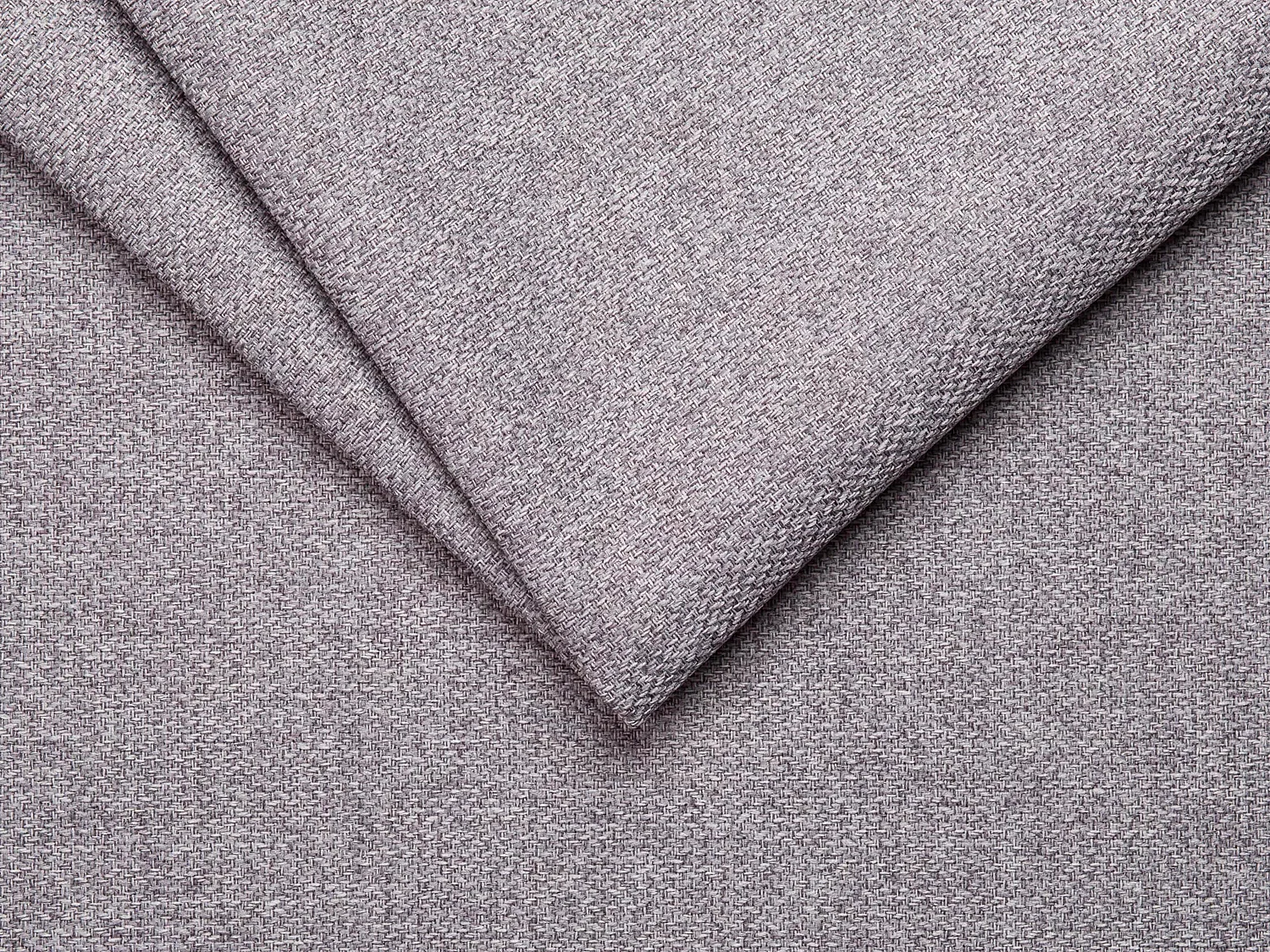 Schlafsofa mit Matratze 3-Sitzer - Stoff - Grau - Liegefläche 140 cm - Matratze 14 cm - DONETO