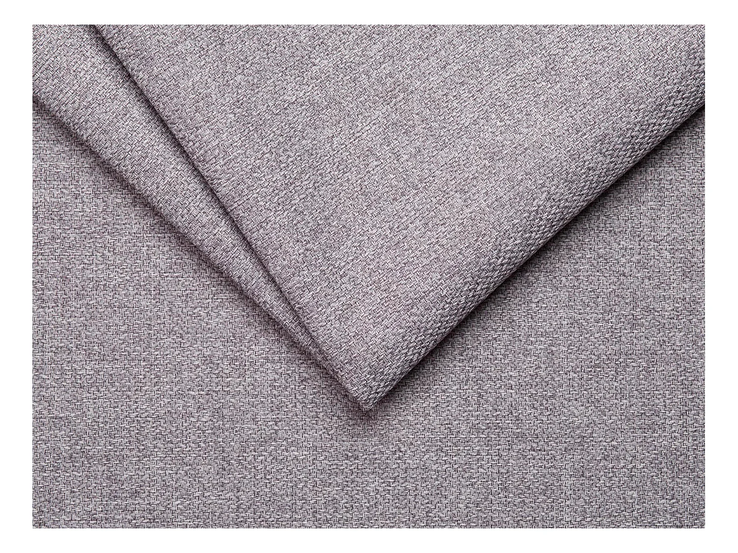 Canapé 3 places convertible express en tissu gris - Couchage 140 cm - Matelas 14 cm DONETO