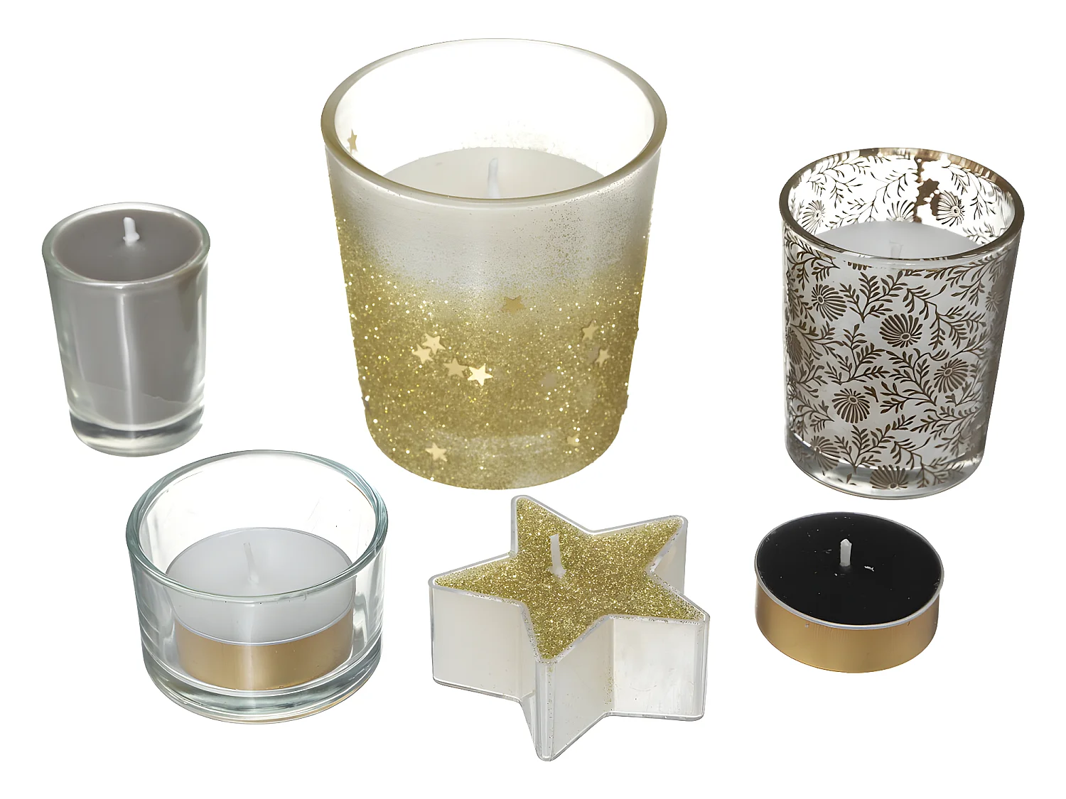 Coffret Calendrier de l'Avent parfumé et étincelant 24 Bougies